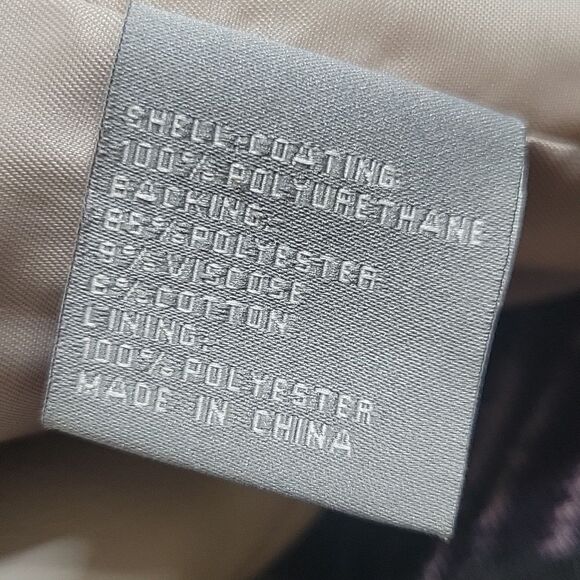 BAGATELLE Gray Faux Leather Motocycle Jacket Size Medium - Picture 8 of 10